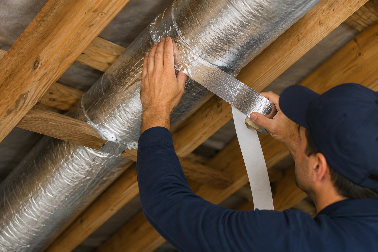 Duct Sealing and Leak Repair for Energy Savings